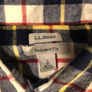 Ll bean flannel shirt